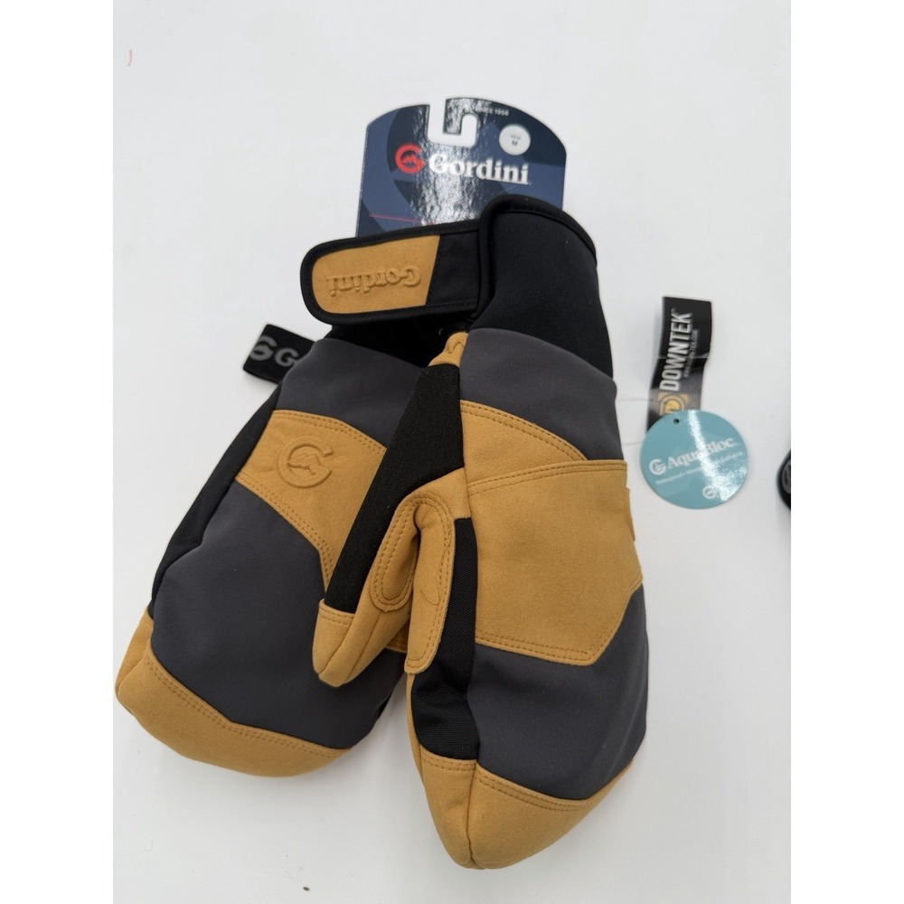 Gordini Men's Mountain Crew Mittens Size M Color Guntan NWT
